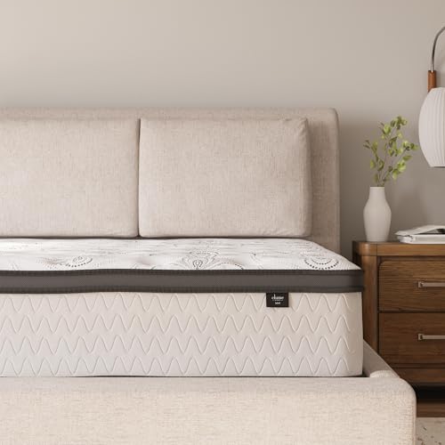 Signature Design by Ashley Chime 12 Inch Plush Hybrid Mattress, CertiPUR-US Certified Foam, Full