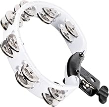 Jingle Ring - The tambourine is played by shaking, striking, or rubbing it by hand or with a stick With Mount - The L-mount attached to the handle allows this tambourine to be integrated into a drum set Steel Jingles - The jingles of this double-row ...
