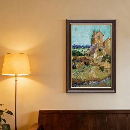 Impression sur toile The Old Mill Van Gogh cadre 41x61 cm