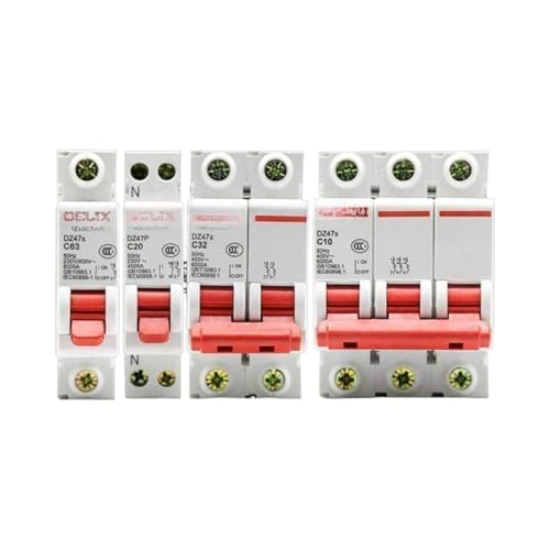 Disjoncteur 2P 100A à 250A 220V et modèle 1P 32A pour tableau électrique
