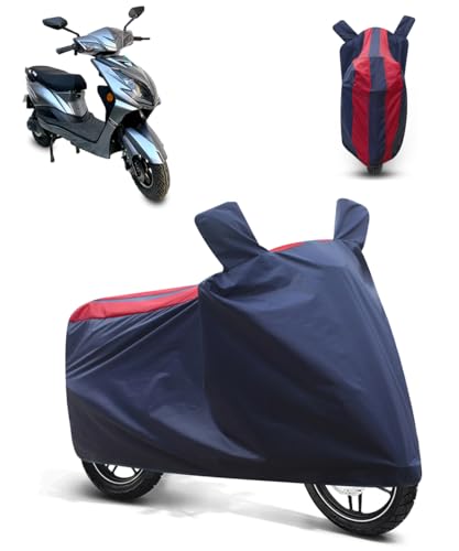 Image of FABTEC Bike /Motorcycle Body Cover Compatible with Aeroride Aero(Red & Blue)