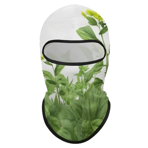 Máscara facial para la cara y cabeza de hojas de hierba para hombres y mujeres, protección solar, transpirable, cubre todo el cuerpo para senderismo, ciclismo, correr, conducir miniatura 7
