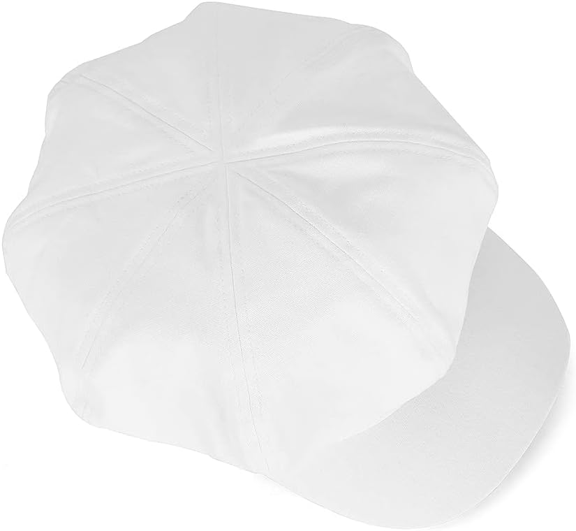 Newsboy Cabbie Baker boy hat Beret Cap for Women Pageboy Visor Paperboy Hat Sailor Fiddler Hat Adjustable - Image 5