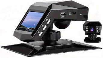 HOTU Car Dashboard Camera Recorder with Built-in Fragrance, 2.0" Screen 1080P Dash Cam, 170 Wide Angle, G-Sensor, Motion Detection & Parking Monitor, No-Install Dashboard Mount for Car SUV Truck