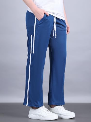 Image of Mack Jonney Striped | Relaxed Fit | Polyster Lycra Trackpant for Women-M01