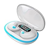 Oreillettes de sommeil invisibles : ces écouteurs sans fil minimalistes peuvent être utilisés individuellement et sont conçus pour s'adapter discrètement à vos oreilles, ce qui les rend parfaits pour se cacher pendant le travail ou le sommeil. Leur petite taille les rend discrètes pour que vous puissiez profiter de vos activités sans distraction.