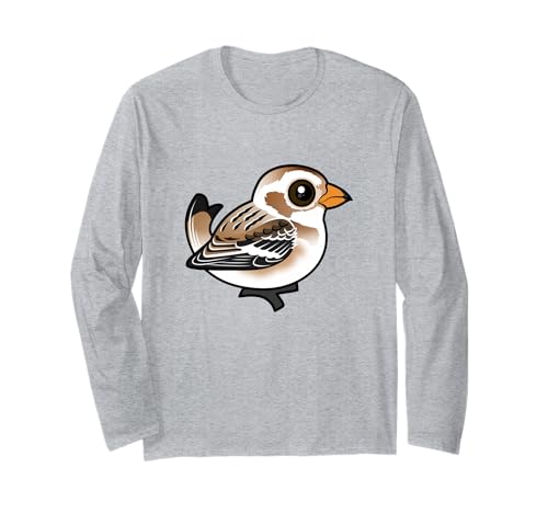 Snow Bunting Cute Bird Long Sleeve T-Shirt