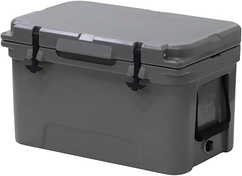 Amazon Co Jp Seathestars ハード クーラーボックス 45l 断熱材厚さ50mm 大容量 大型 タフ 高い気密性 タフ クーラーbox グレー ホーム キッチン