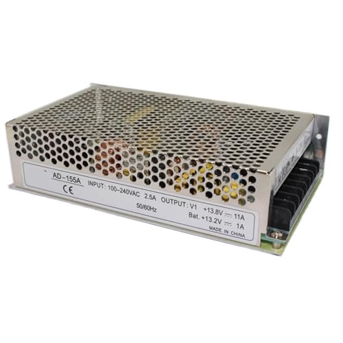Alimentation de batterie AD-155 pour système de secours rail DIN 24V 155W