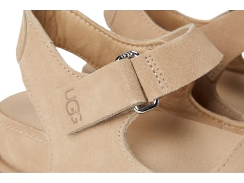 UGG Sandales en Cuir Beige Goldenstar Hi