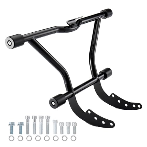 Barre protection moteur noire moto Softail Low Rider Street Bob 2018-2026