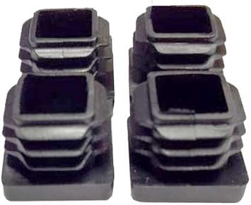 Plastic Insert Chair Glides for Square tubing Straight
