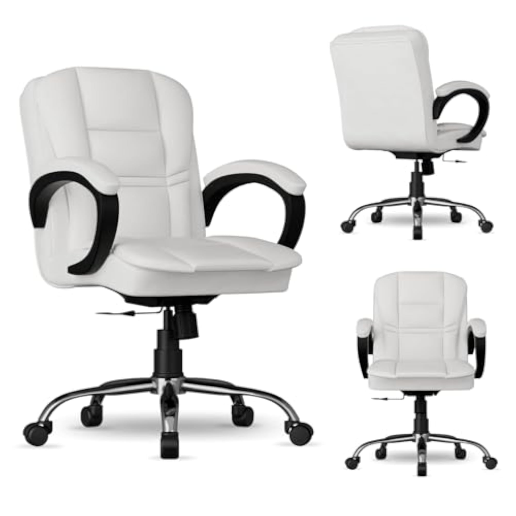 Medium Back Ergonomic Office Chair with Adjustable Height