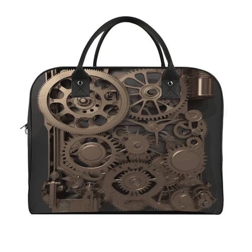 Bolso Maletín Steampunk para Laptop con Correa y Asa miniatura 3