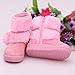 Girls Warm Thick Snow Boots Fuzzy Lined Winter Outdoor Athletic Sking Ankle Boots Thermal Non Slip Booties