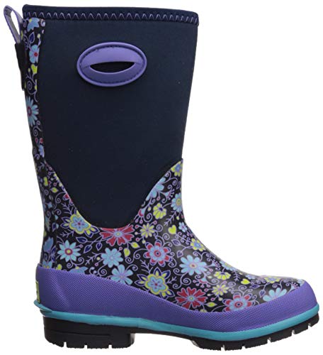 Western Chief Kids Girls' Cold Rated Neoprene Boot With Memory Foam Rain, Floral Fun, 2 Us Little Kid #TOP5
