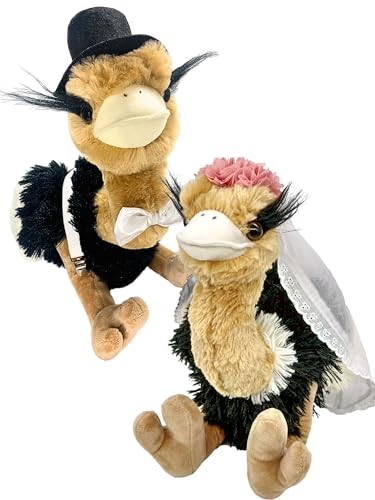 hM - Hochzeitspaar Premium 38cm – Wurfstrauß Plüschtier...
