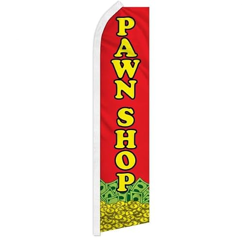 Pawn Shop Super swooper Flag - All Super Flags - Advertising Super Flags