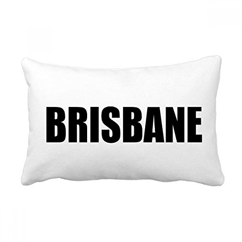 Oreiller lombaire Brisbane Australie housse et insert pour déco maison