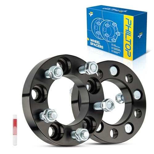 Image of PHILTOP 5x4.5 Lug-Centric Wheel Spacers 1 inch for Ford Edge