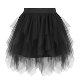 Confort et praticité:Polyester souple qui ne gratte pas et ne colle pas,même en été.Lavable en machine sans déformation,elle garde son volume et sa forme après chaque lavage. Un vrai jupon tulle pratique pour les femmes élégant