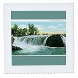 Square dimensions (in inches): 25 L x 25 W, image dimensions (in inches): 23 L x 23 W 100% poloyester; image is soft to touch. Made in USA Edges have pinking shear cut Image will not fade with washing. Image not a transfer, part of material