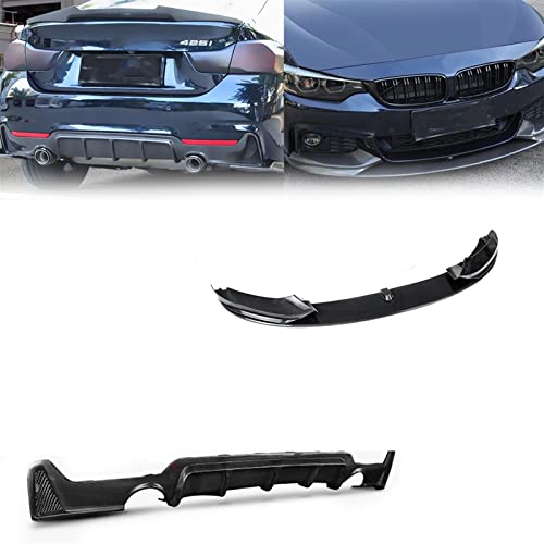 Pare-chocs BMW F32 F33 F36 M Sport sans relief ? Installez le kit diffuseur et spoiler carbone