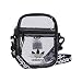 adidas Originals Unisex Clear Festival Crossbody Bag, Black, ONE SIZE