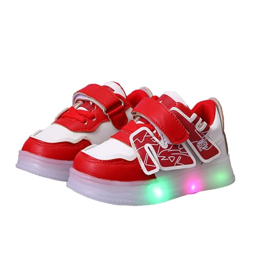 IWIHMIV Toddler Girl Tennis Shoes Toddler Slip On Shoes Light Up Sneakers Girls Athletic Running Sports Sneakers for Toddler3