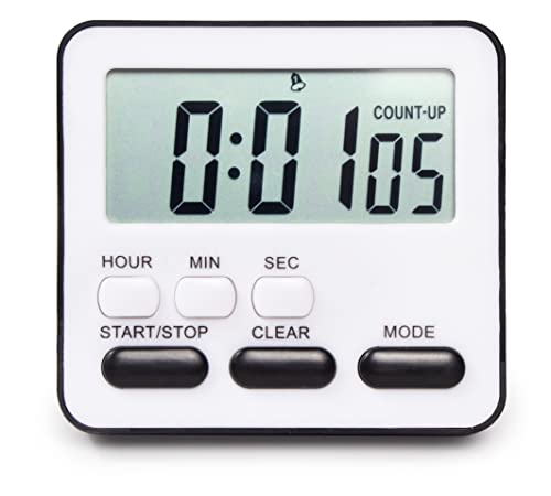 Kitchen Timer Count Down/Up Alarm Clock(Black) #TOP1