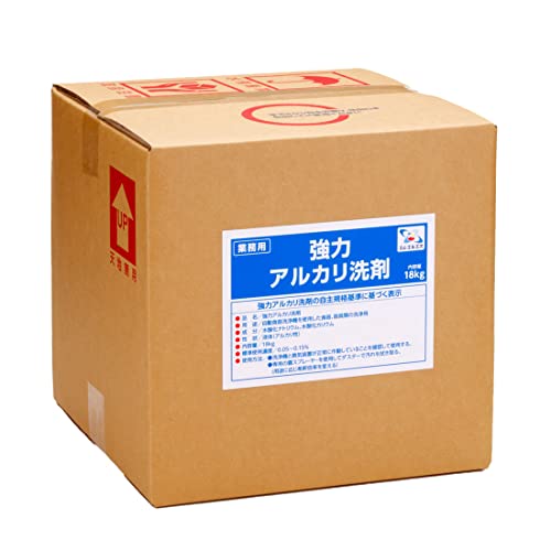松屋 業務用 洗剤店 多目的 洗浄剤 強力アルカリ洗剤 18kg 超濃縮 100倍〜400倍 推奨 油汚れ ガラス 食器 洗浄機 アルカリ