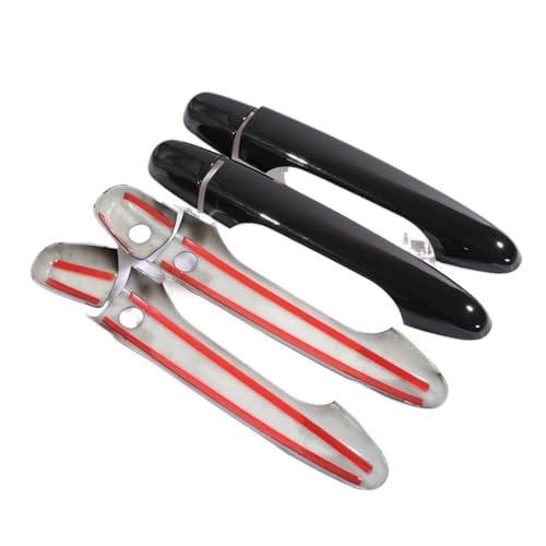 Poignée extérieure Civic 2012-2016 garniture chrome noir 2 boutons - 3