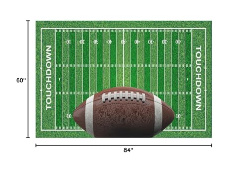 Tapete deportivo de fútbol 5'x7' para dormitorio y sala miniatura 2