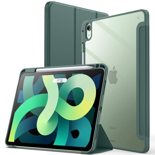 Ya en manzanajugosa.com: JETech Funda Solo para iPad Air 11 Pulgadas M4/M3/M2 (2026/2025/2024), iPad Air 5/4 (10,9 Pulgadas, 2022/2020) con Portalápiz, Clara Carcasa Trasera Slim Soporte Antigolpes Covera (Verde Brumoso)