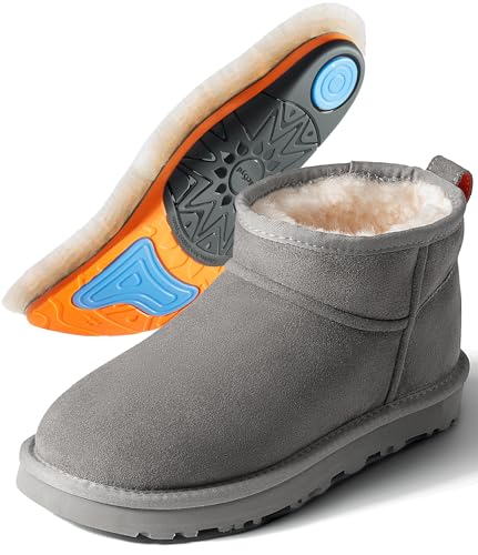 Mel&Syd Grey Mini Thermal Boots