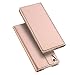 Produktbild Conie EF38265 Electroplated Flip Case Kompatibel mit Sony Xperia L1, PU Leder Hülle Flip Wallet Cover Kartenfächer Standfunktion Magnetisch für Xperia L1 Etui Rosegold