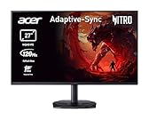acer Nitro KG272UGbmiipfx Monitor Gaming 27", Display WQHD IPS 120 Hz, 1ms(VRB), AdaptiveSync, Luminosità 250 nits, HDMI 2.0, DP 1.2, Speaker Integrati, Cavo HDMI Incluso, Nero