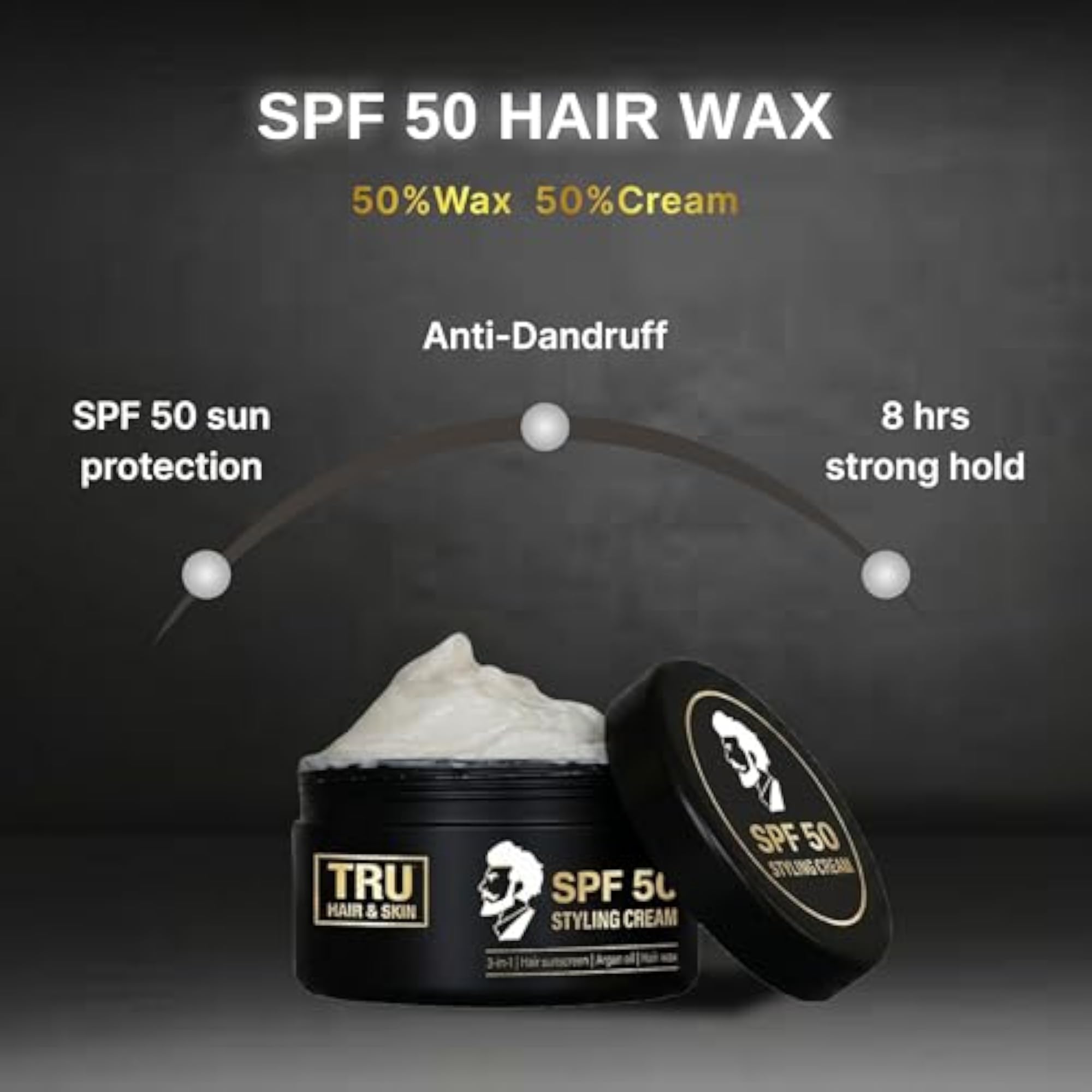SPF 50 Styling Cream Anti-Dandruff Gel