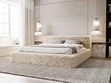 🪑 Confort durable et structure renforcée Le cadre du lit est conçu avec une mousse dense et durable pour une assise confortable et une excellente tenue. Le sommier en bois est inclus pour un soutien optimal, jour après jour.