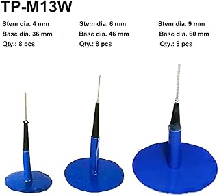 ZERINT TP-M13W Combination Repair Unit Kit, Tire Repair Patch Plug Kit 1/6" x