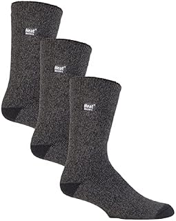 HEAT HOLDERS Lite - 3 Pair Multipack Mens Insulated Thermal Socks for Winter | Thin & Warm Socks for Dress Socks
