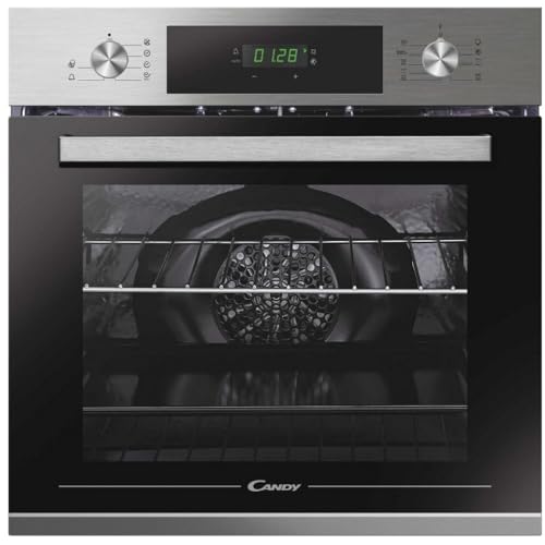 CANDY Four encastrable pyrolyse FCM676X, Timeless, 65 litres, 9 modes de cuisson