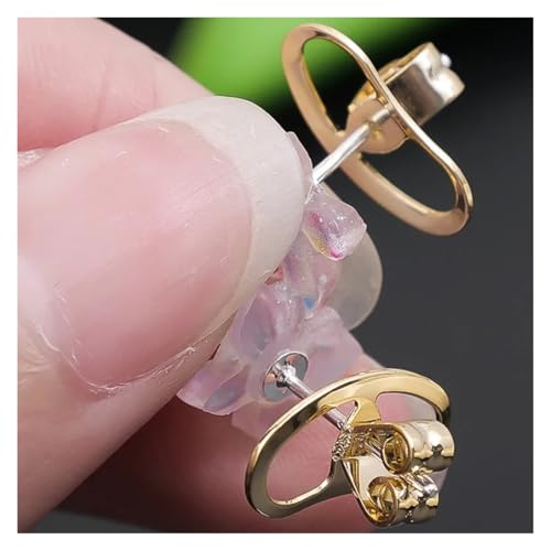 Elevadores de pendientes con componentes de joyería de metal práctico y resistente 7