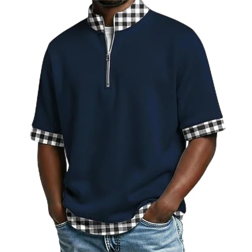 T-shirt confortable col montant homme pour éviter la chaleur avec style