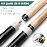 ASMPCUE queue de billard blanche, bois dur et 13 mm photo 3