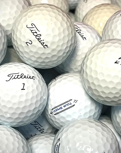 Golf Ball House…12 Tour Speed Golf Balls for Titleist/White/Near Mint (AAAA) / Used-Recycled w/Mesh Bag