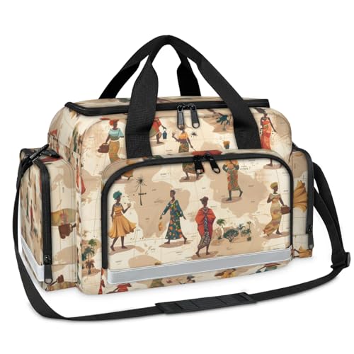 GzLeyigou First Aid Bags Empty, Traditional Horde Emergency Bag First Aid Kit Multiple Compartment Kit Carrier On Call Trauma Bag For Paramedics Emergency Medical Supplies Kit