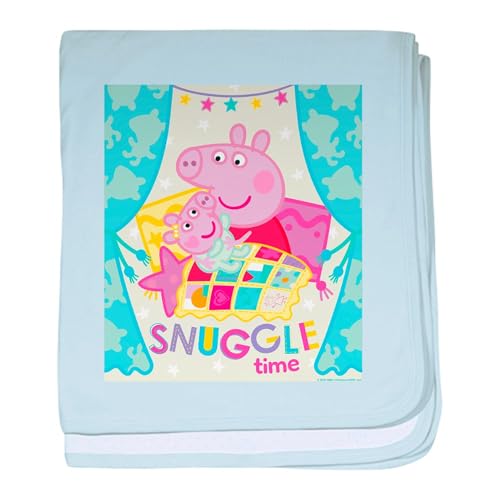 CafePress Peppa Pig: Snuggle Time Baby Blanket, Super Soft Newborn Swaddle