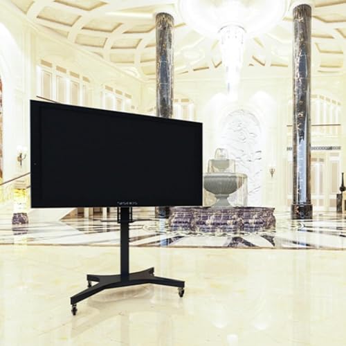 Soporte móvil motorizado para TV 32-75 pulg, ajustable en altura miniatura 1