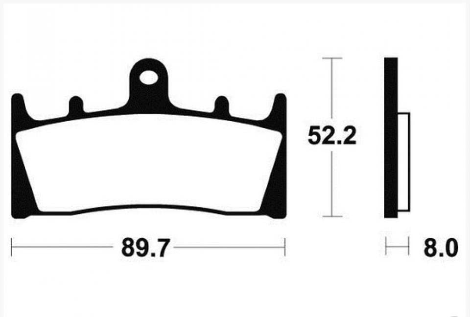 Klocki hamulcowe Tecnium do motocykli Suzuki 1000 GSXR 2001-2002 MF186 nowy